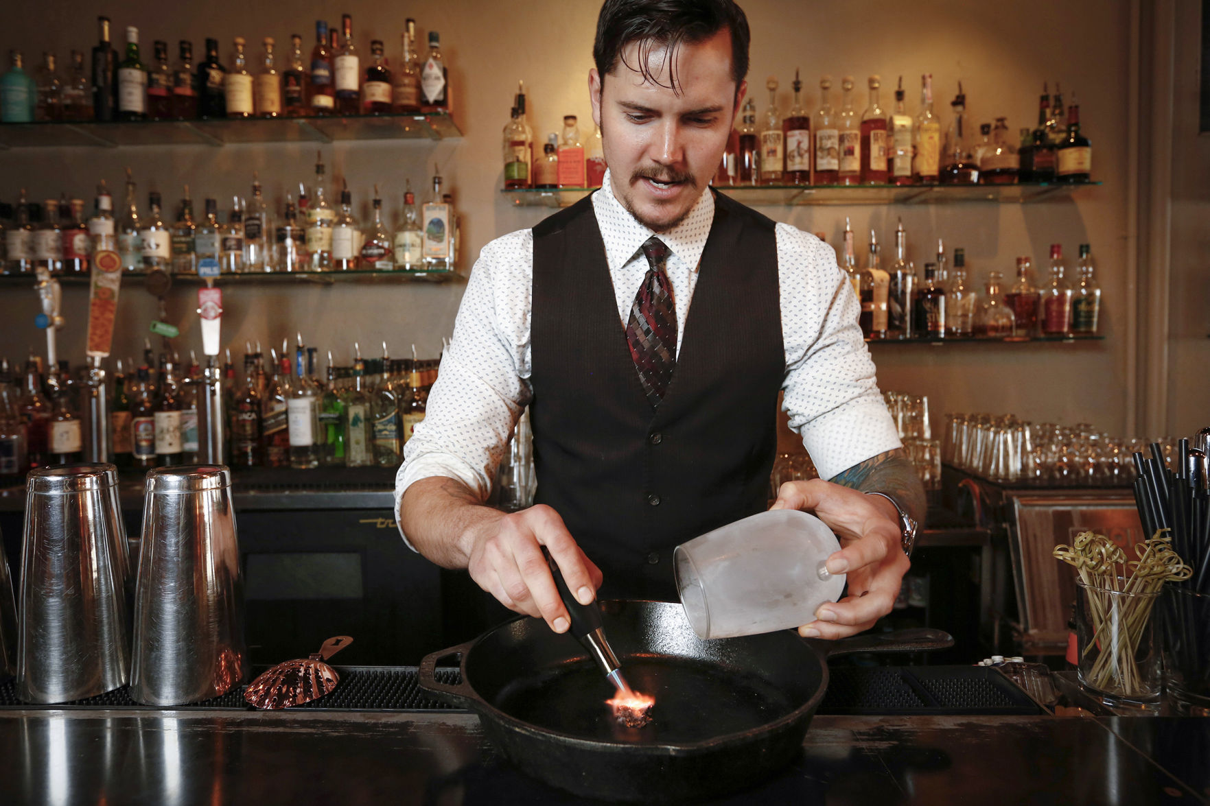Smoked cocktails at Annex